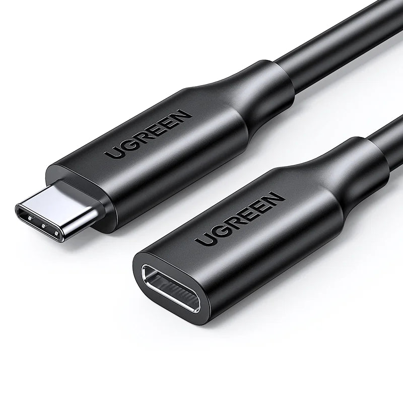 UGREEN USB 3.2 GEN2 Type C Extension Cable 10Gbps High-speed Data Transmission Type C Male to Female 100W Fast Charging Cable