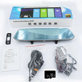 7 Inch IPS Screen Mirror Camera for Car Touch Screen Video Recorder Rearview Mirror Dash Cam Front and Rear Camera Mirror DVR
