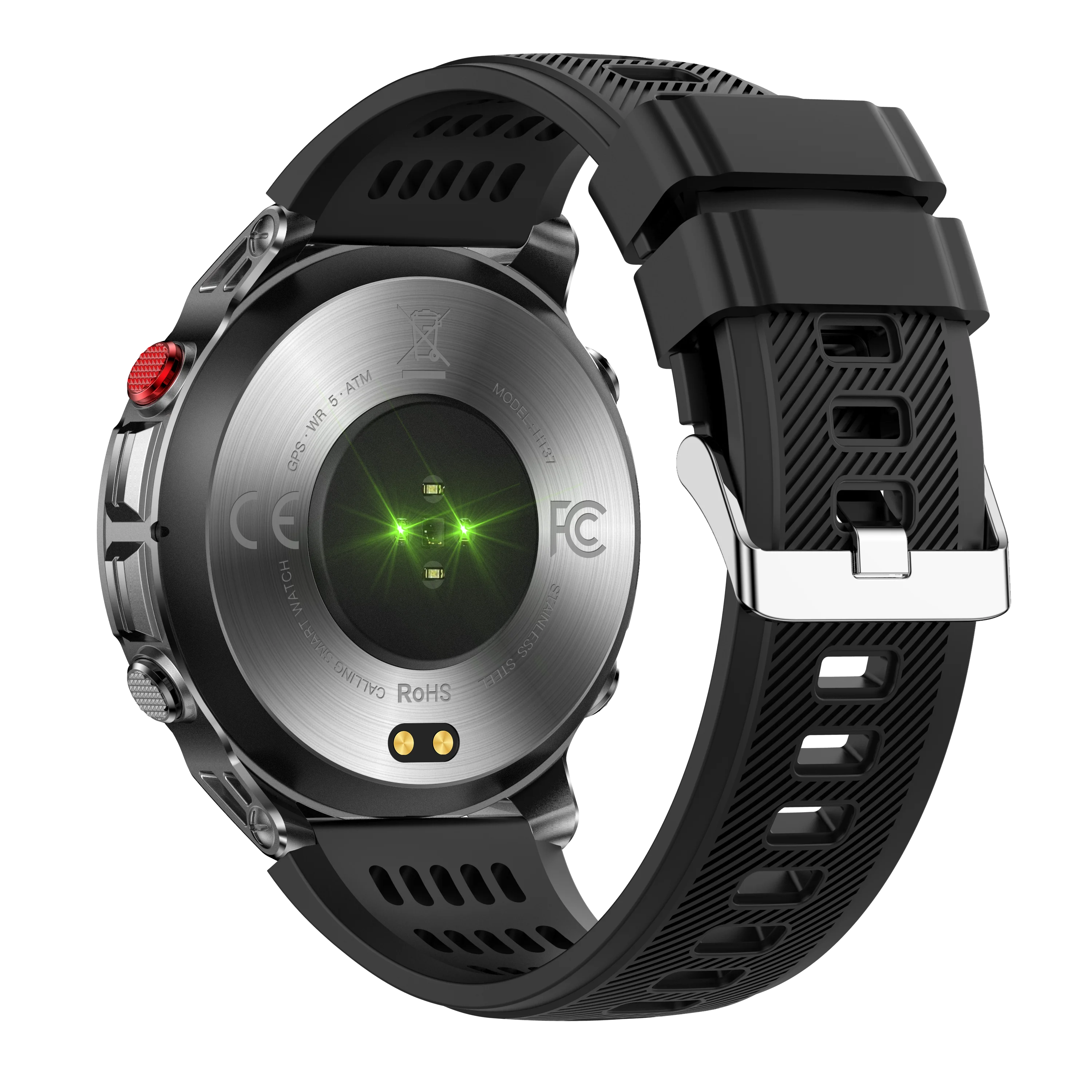 46" 360*360 IPS GPS Smart Watch, Bluetooth Men Sports Wristwatch, Multiple UI Themes & Sports Modes