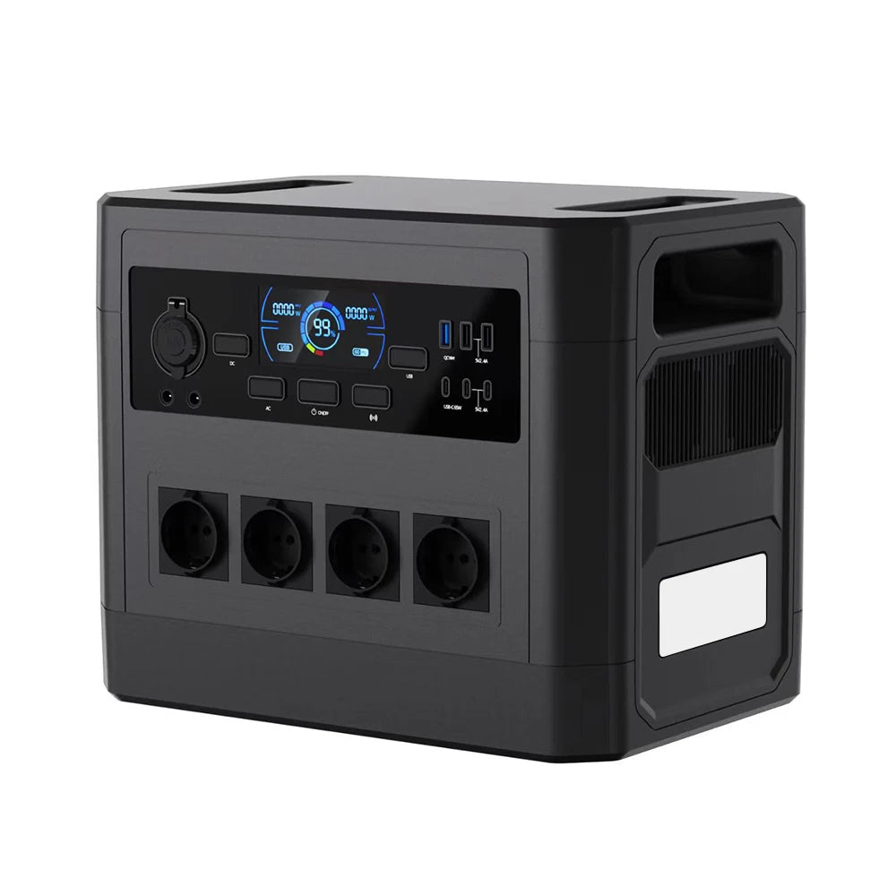 Manufacturer Wholesale 220V 110V EU Plug Tragbare Powerstation Outdoor 2000W Household Solar Power Portable Generator Station