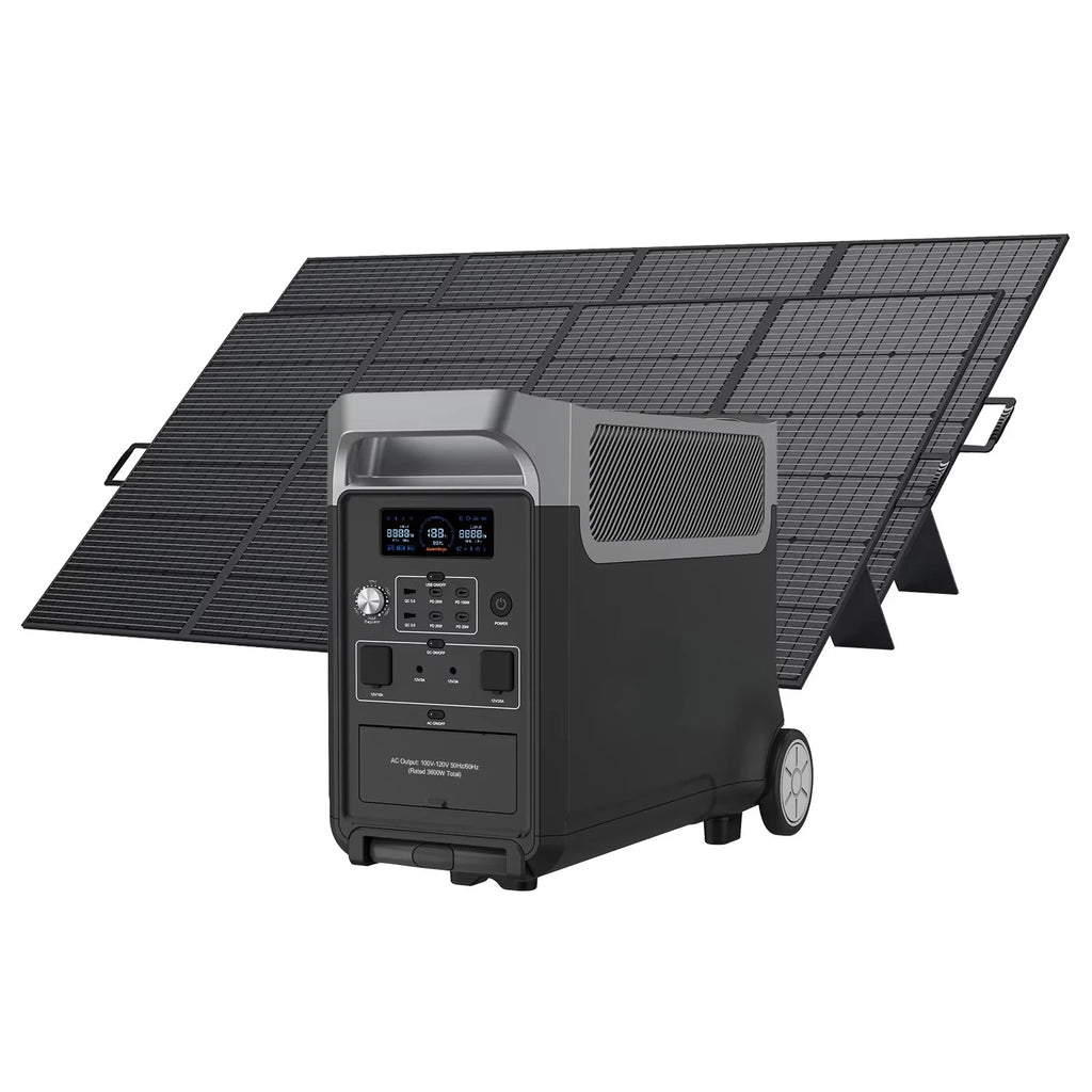 Fossibot F3600 Pro Generator With Solar Panel Lithium Portable Power Station