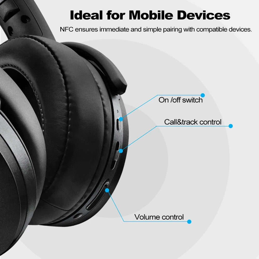 Sennheiser HD 4.50 BTNC Active Noise Cancelling Wireless Headphones Bluetooth Deep Bass Stereo Foldable 25H Playtime Original