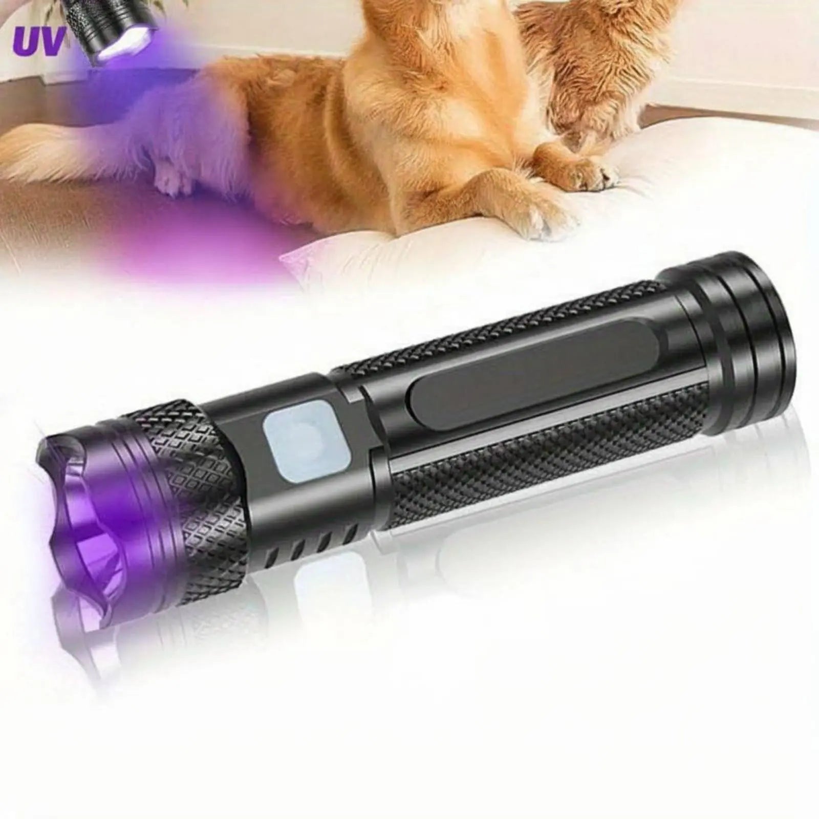365nm Blacklight Torch Multi-Functional 365nm Flashlight Flashlight Multifunctional Mini Blacklight Torch for Collectors