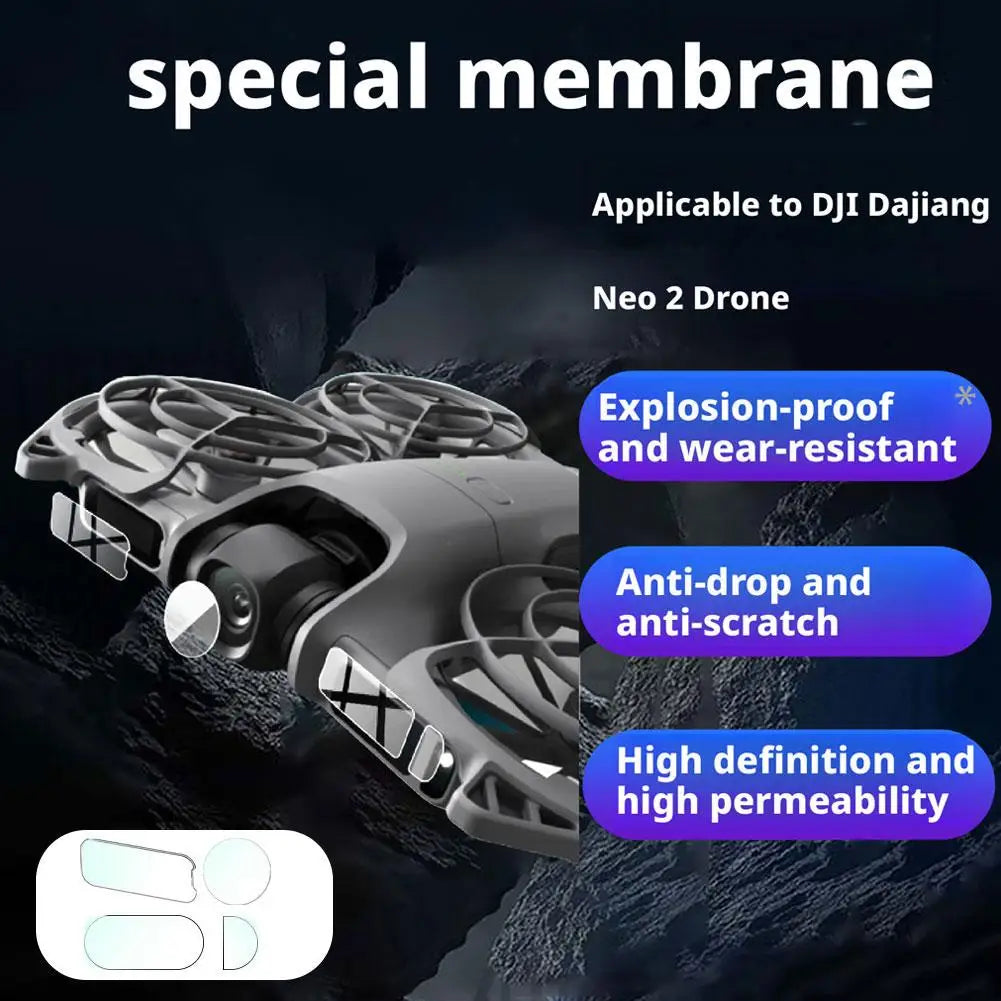 Ultra-HD Lens Screen Protector For DJI Neo 2 Anti-scratch Drone Camera Lens Tempered Film Cover Accessories