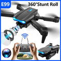 Altitude Fixation E99 Folding Drone Quadcopter Remote Control Handle Four Axis Aircraft HD 4K Photography UAV