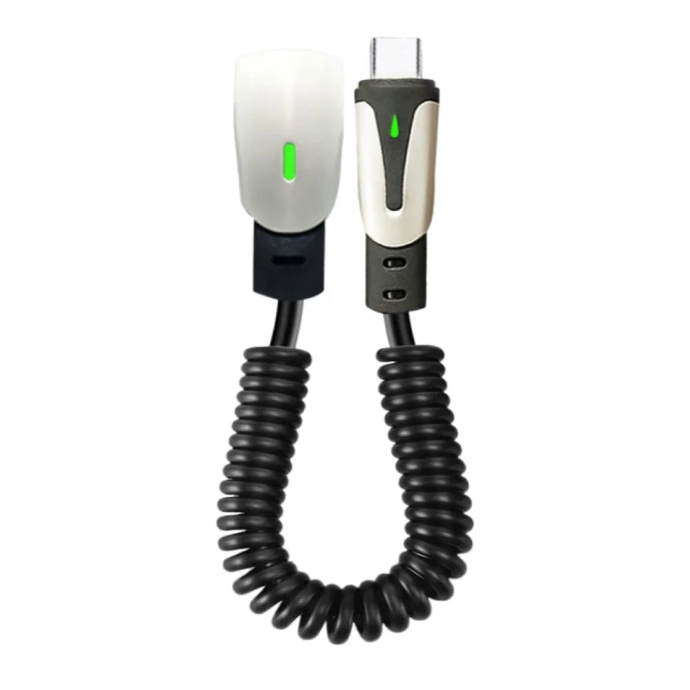 For Tesla Fast Charging Cable Car Phone Charging Cable PD 60W Type C 90 Degree USB C Charger For Tesla Model 3/Y Phone Charging