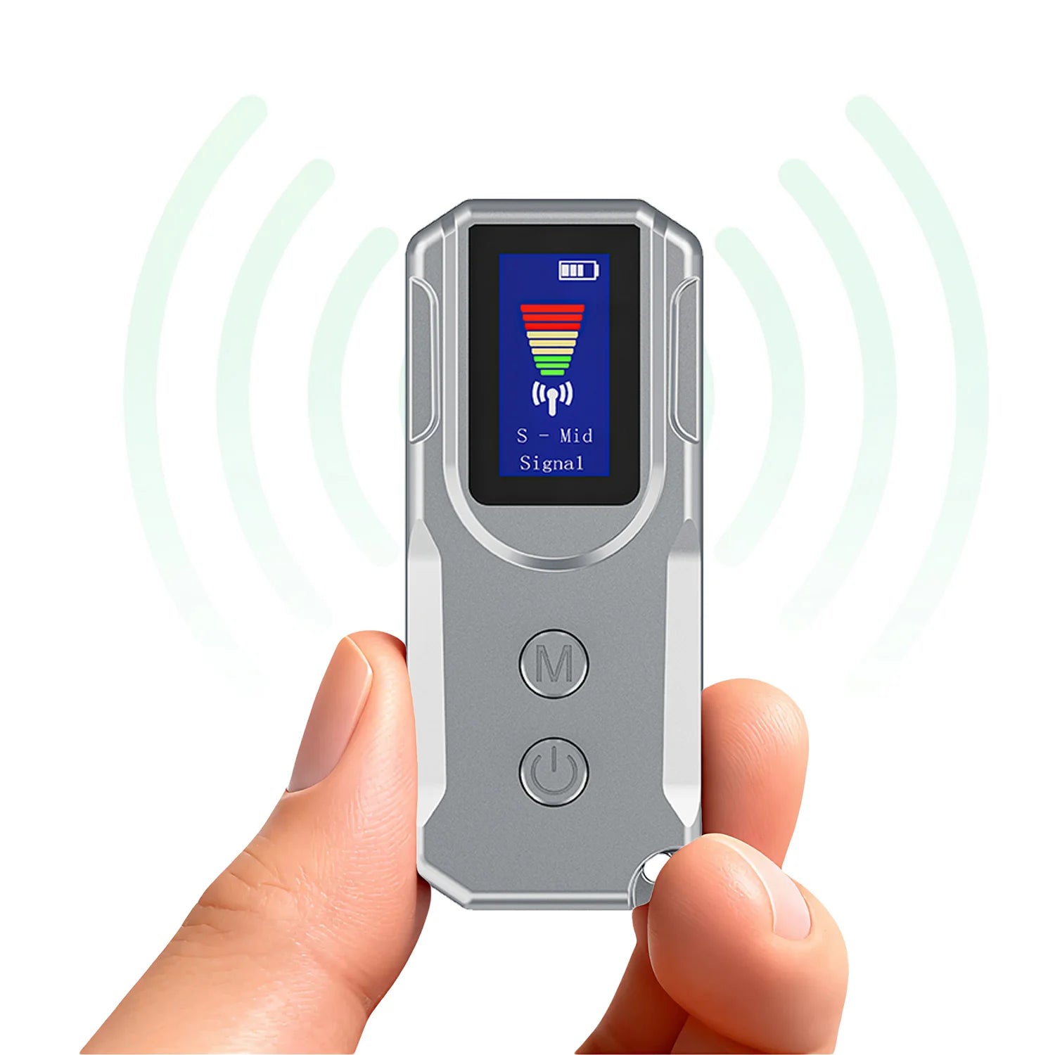 Next-Gen AI Hidden Camera Detectors, With HD Display, Anti-Spy Device with GPS Tracker Portable Wireless RF Signal Bug Finder