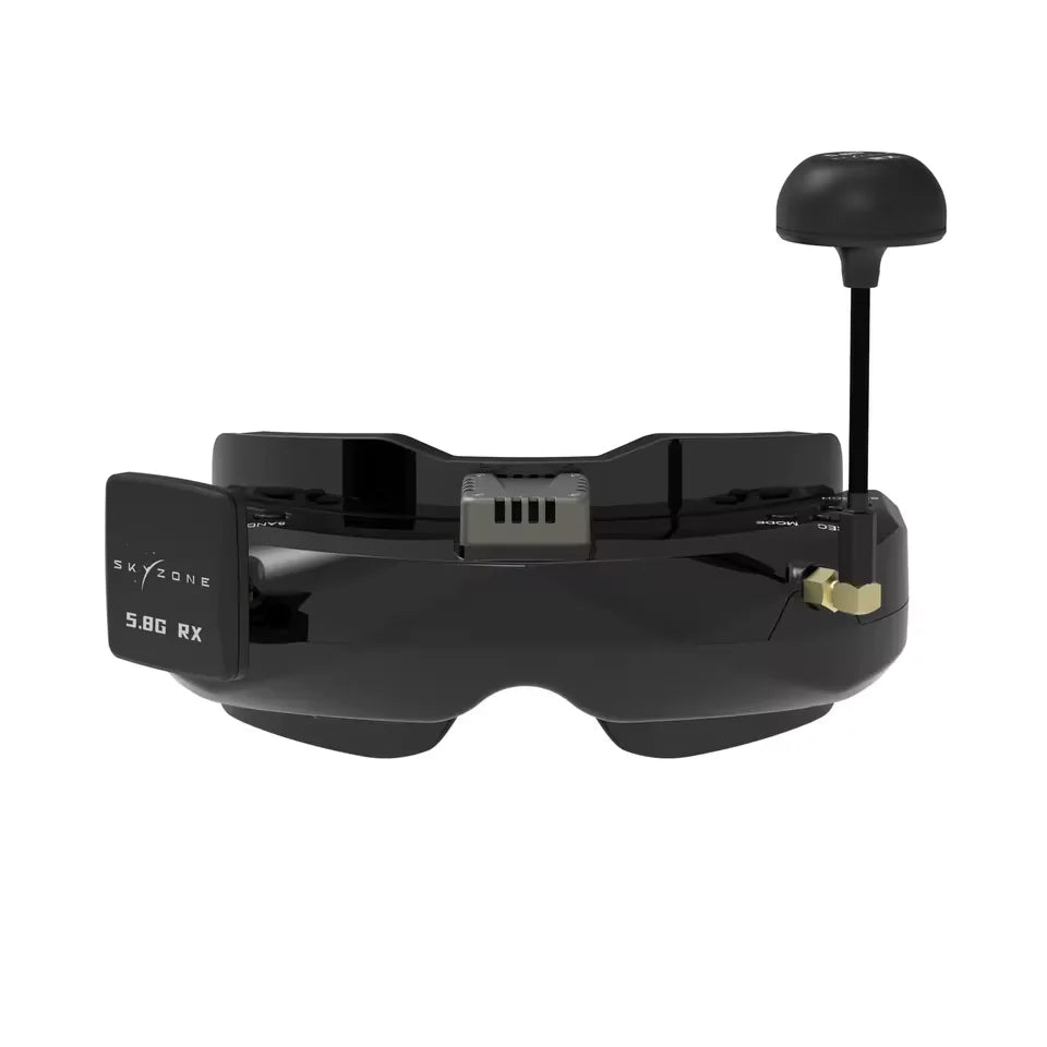 SKYZONE SKY02O OLED 5.8GHz 2S-6S FPV Goggle with Patch and Omni Antenna Built-in Headtracker DVR 640*400 for FPV Racing Drones