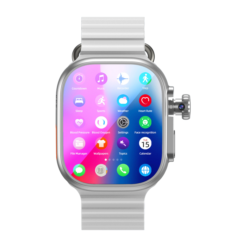 DW200 Smartwatch Men WIFI Touch ID NFC Infrared Smartwatch With Rotary Camera Fingerprint Unlock Touch Sim Card Slot Video Call