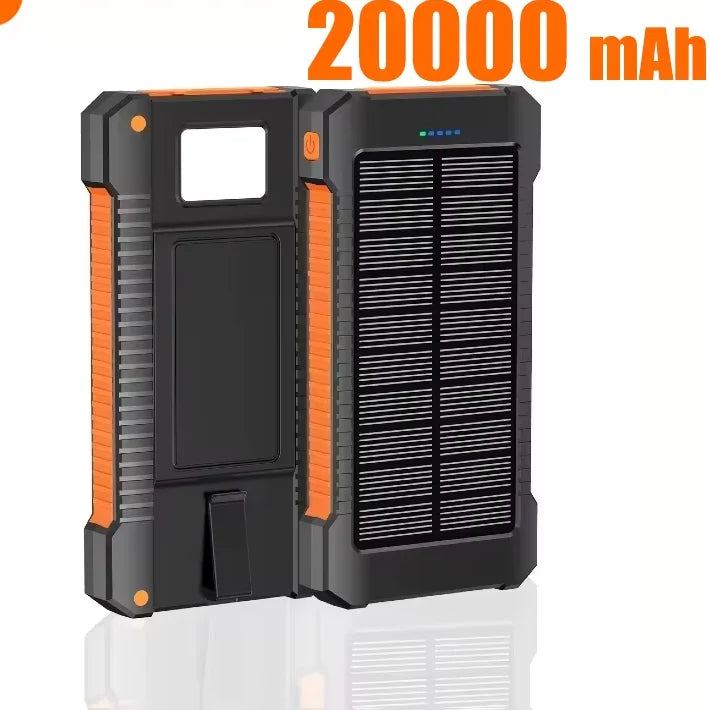 500000mAh Waterproof Outdoor Solar Power Bank Dual USB Travel Portable Solar Phone Charger Solar Powerbanks For Xiaomi Camping