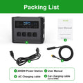 Manufacturer Wholesale 220V 110V EU Plug Tragbare Powerstation Outdoor 2000W Household Solar Power Portable Generator Station