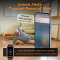 Fall Detection Smart Watch for Seniors with GPS, SOS & HD Video Call, 4G Safety Fitness Tracker for Dementia/Alzheimer's, Black