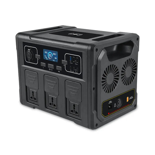 1200W Portable Solar Generator, LiFePO4 Battery MPPT Power Station Emergency Energy Storage for Camping Car Outdoor RV