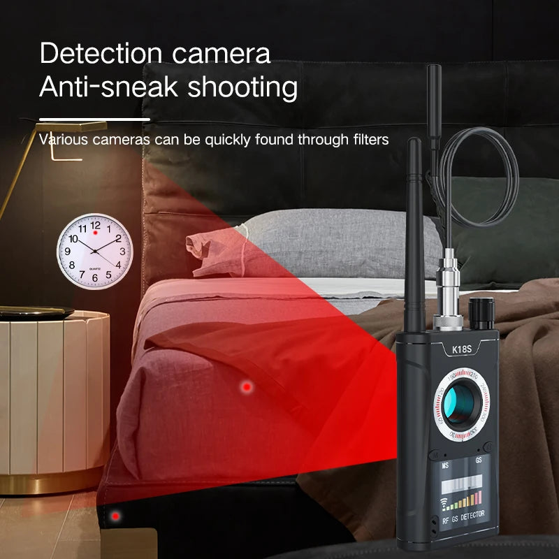 Hidden Camera Detector Anti Spy Gadget Professional Hunter Wireless Signal Car GPS Infrared Search Wiretapping Bug Mini Devices