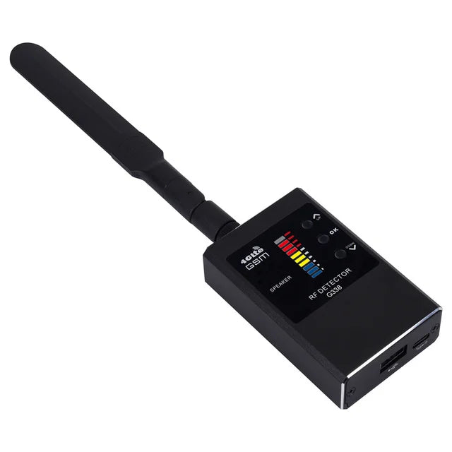 G338 / G738 / G638 Anti Spy Wireless RF Signal Detector GPS GSM  Tracker Hidden Camera Eavesdropping Device Professional Version