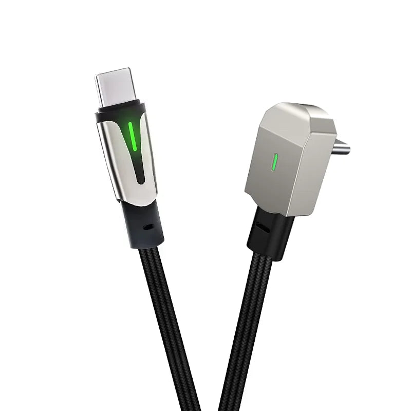 For Tesla Fast Charging Cable Car Phone Charging Cable PD 60W Type C 90 Degree USB C Charger For Tesla Model 3/Y Phone Charging