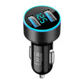 PD QC3.0 Dual USB Socket 120W Car Cigarette Lighter Splitter 12V 24V Fast Charger Plug Phone Power Adapter for Car DVR Dashcam
