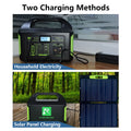 OEM ODM Outdoor Camping Battery Power Station 500w 1000w 3000w 110v 220v Portable Solar Generator Emergency Power Supply