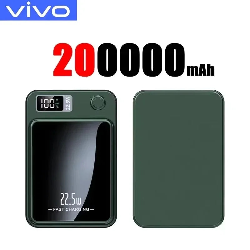 VIVO 500000mAh Magnetic Wireless Power Bank PD22.5w  Super Fast Charging Powerbank for Magsafe For Iphone Samsung 2026 New