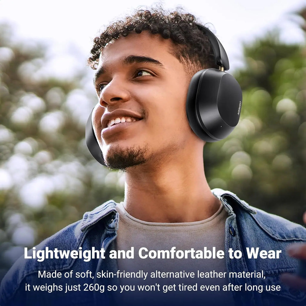 UGREEN HiTune Max5C Hybrid Active Noise Cancelling Headphones Wireless Over Ear Bluetooth Headphones 90H Playtime for Travel