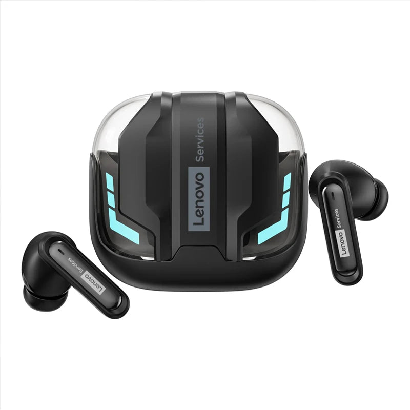 Choice Lenovo Gaming Headset Wireless Bluetooth 6.0 Earphones RGB Low Latency Waterproof Headphones Sports Headset GT103