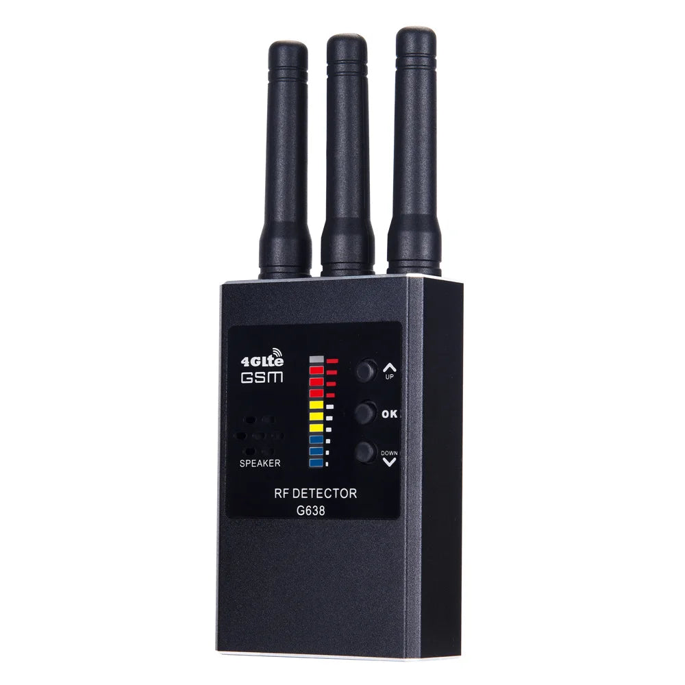 G338 / G738 / G638 Anti Spy Wireless RF Signal Detector GPS GSM  Tracker Hidden Camera Eavesdropping Device Professional Version