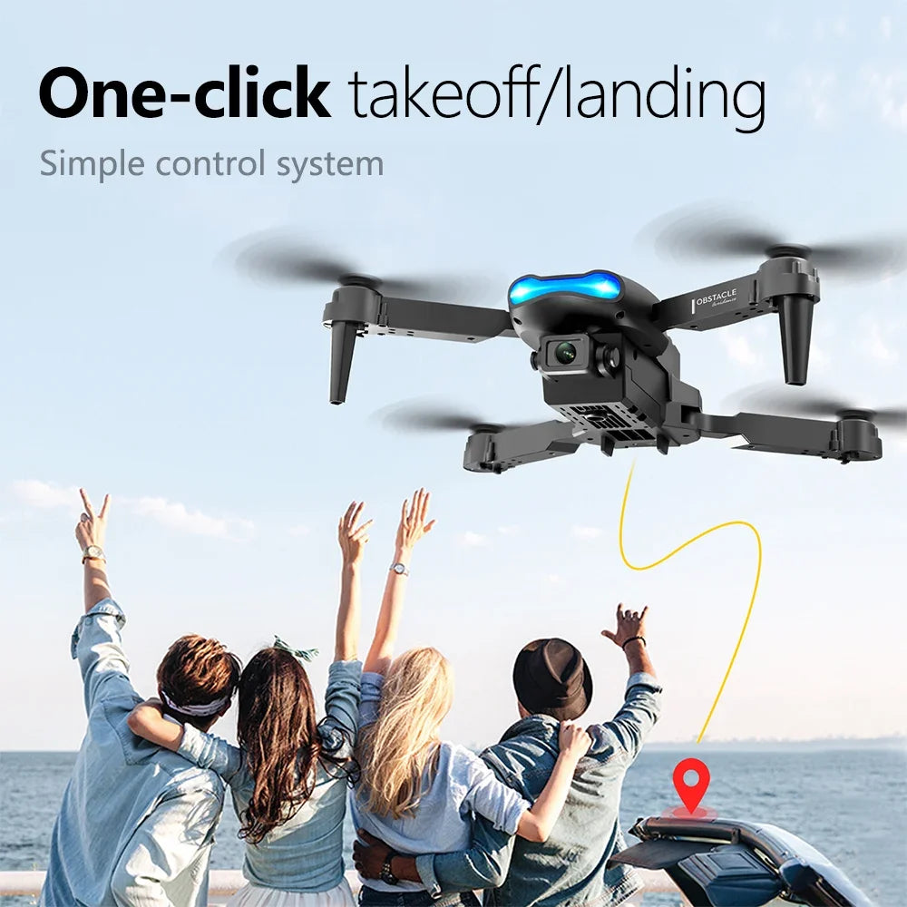 Altitude Fixation E99 Folding Drone Quadcopter Remote Control Handle Four Axis Aircraft HD 4K Photography UAV