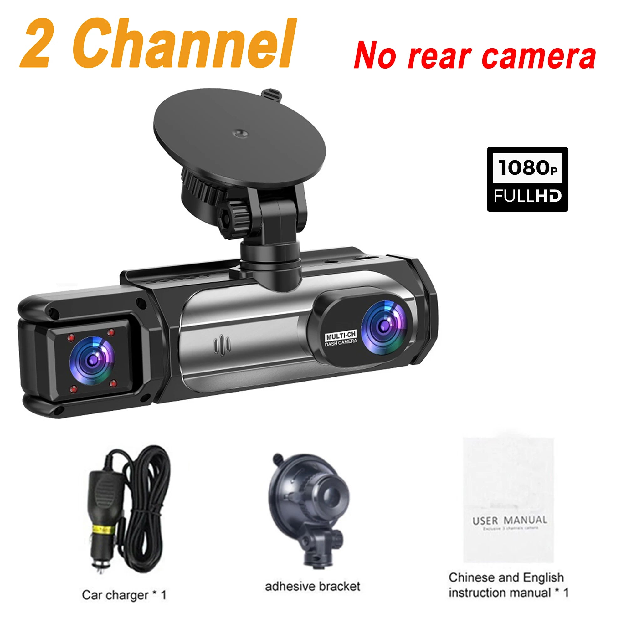 3 Cameraes Dash Cam 1080P Front and rear view camera Night Vision Parking Monit Car DVR 3way Car Video Recorder With Gift