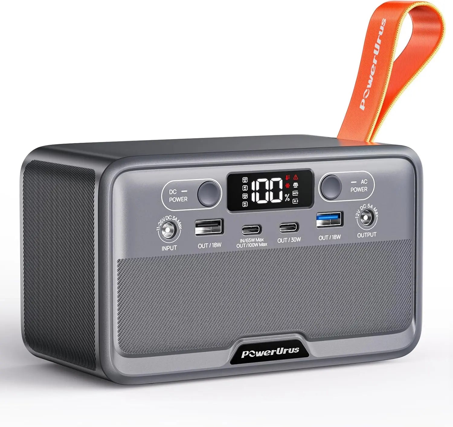 Portable Power Station with 28,000mAh LiFePO4 Battery, 100W AC Outlet & Fast Charging for Camping, Home, Office - TSA Approved