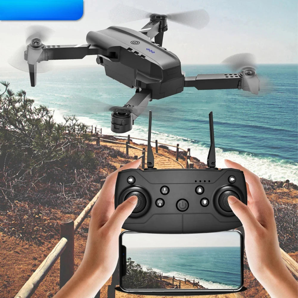 Altitude Fixation E99 Folding Drone Quadcopter Remote Control Handle Four Axis Aircraft HD 4K Photography UAV