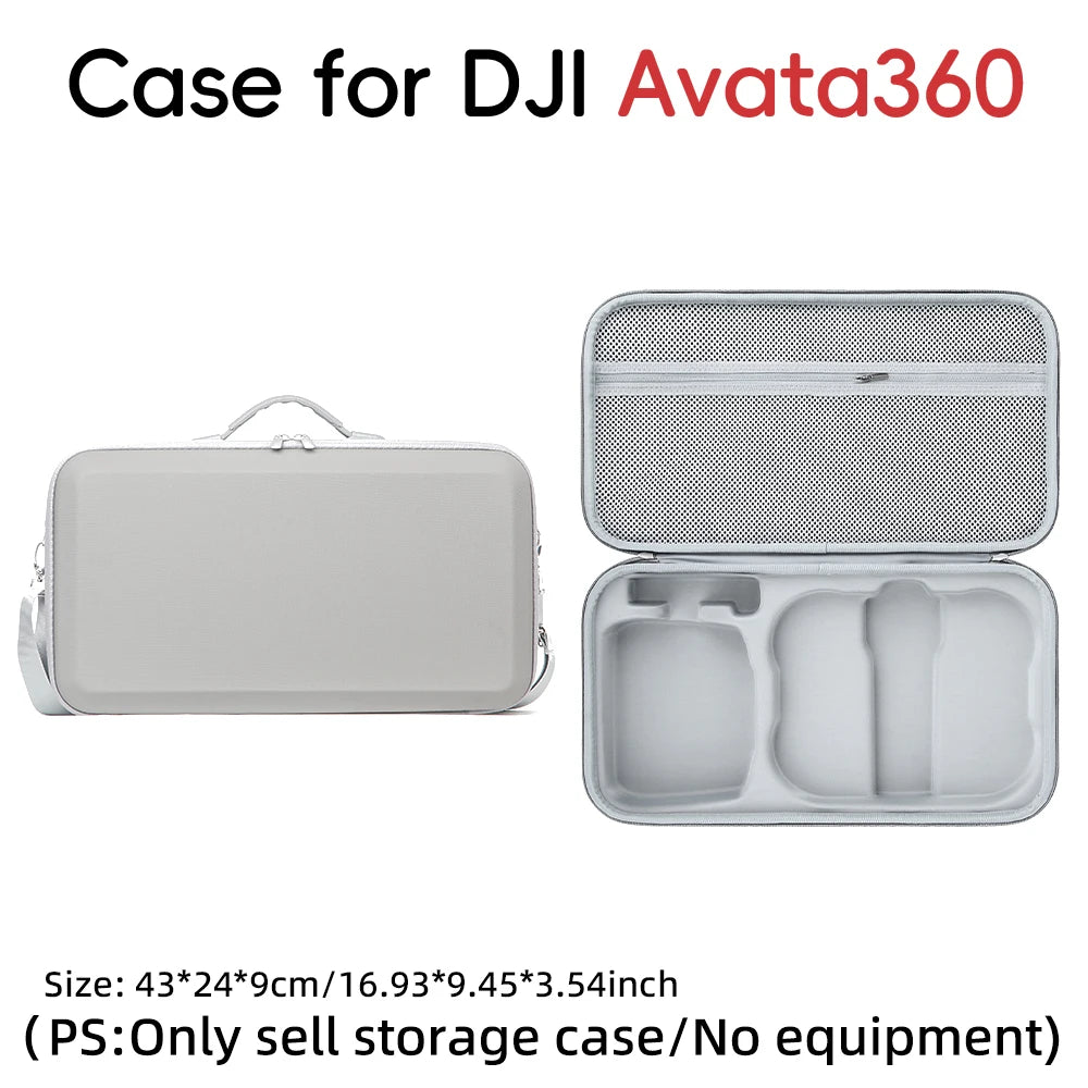 Drone Combo Box For DJI Avata 360 Storage Bag RC-2 Remote Protector Single Shoulder Strap Carrying Case Handbag Shockproof Box