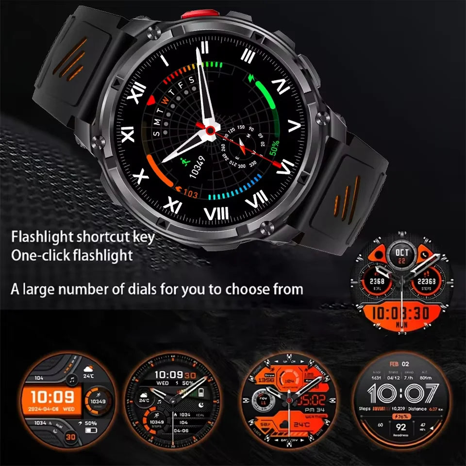 New T-Rex3 Ultra 1100mAh Battery Smart Watch GPS Track Compass IP69K Waterproof Sports tracker Outdoors Military Smartwatches