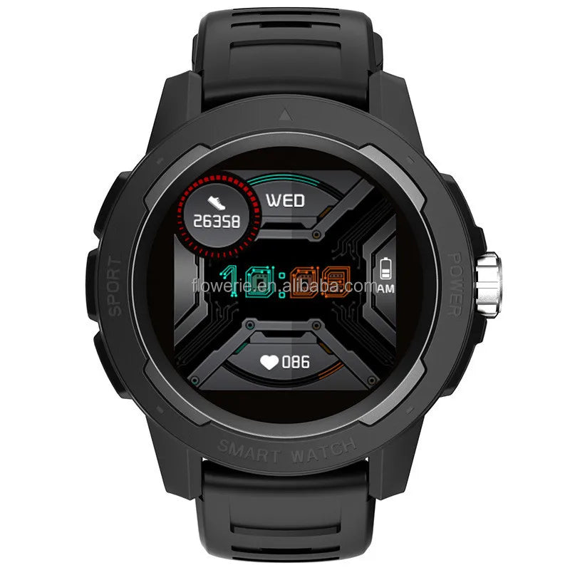 50m IP68 Waterproof Tactical Sports Smart Watch, Outdoor Running Diving Esports Adventure Fitness Wristwatch
