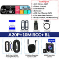 Mirror Camera for Car Touch Screen  Video Recorder Rearview mirror Dash Cam Front and Rear Camera Mirror DVR Black Box