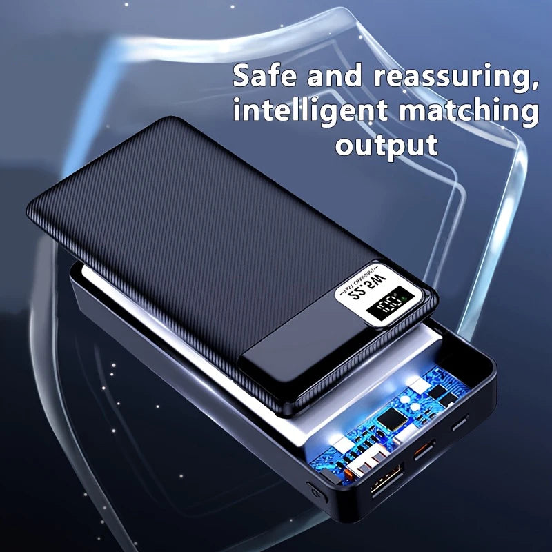 100000mAh Power Bank 22.5W Fast Charging Portable Charger External Battery High Capacity Powerbank For iPhone Huawei Oneplus