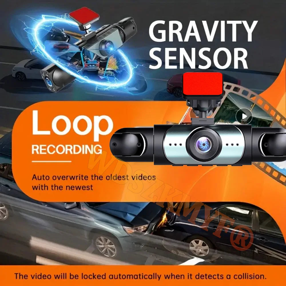 360° Car Camera 3/4Lens 1080P Dash Cam Auto 1080P Car recording camera Car DVR Front Left right RearView Camera Car Accessories