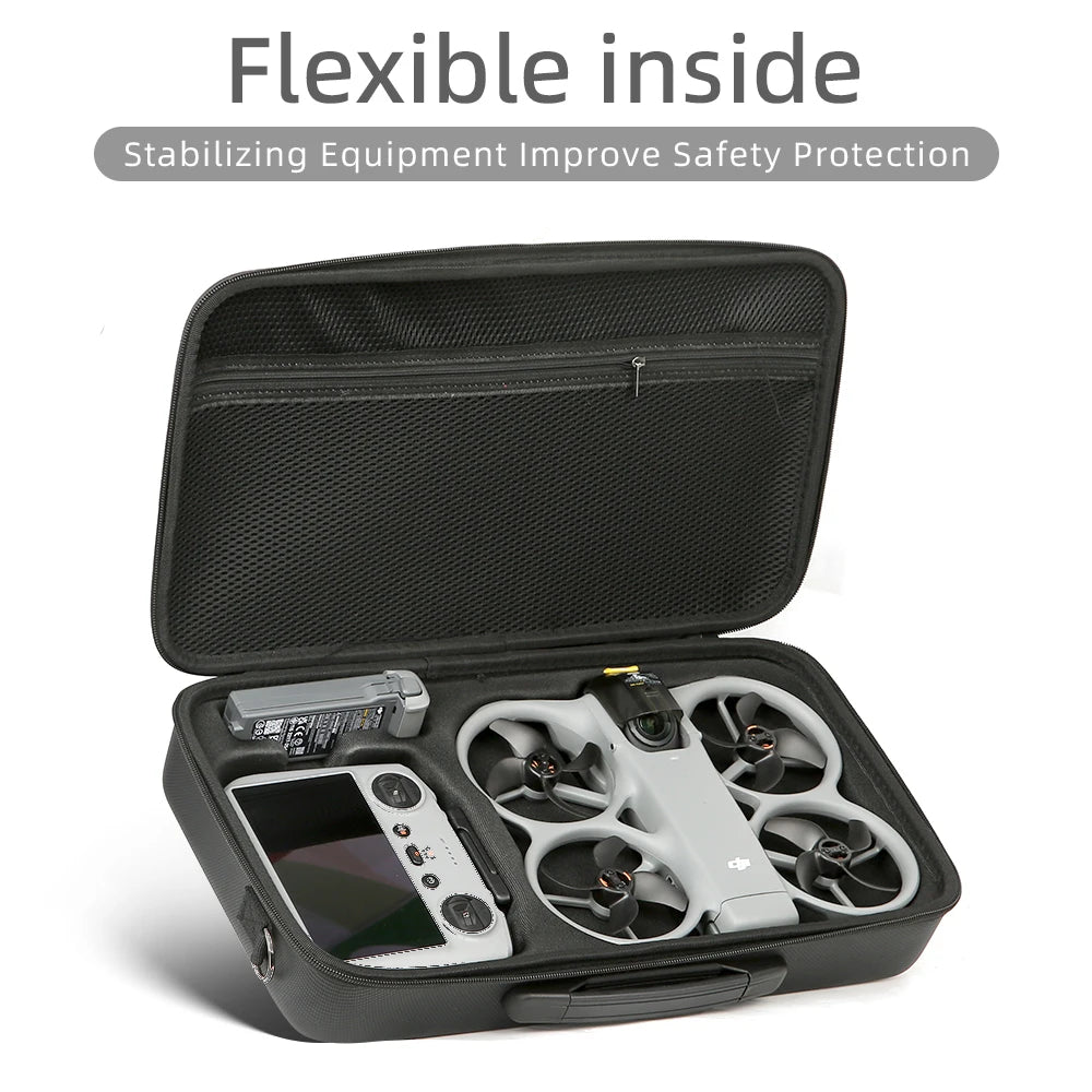 Drone Combo Box For DJI Avata 360 Storage Bag RC-2 Remote Protector Single Shoulder Strap Carrying Case Handbag Shockproof Box