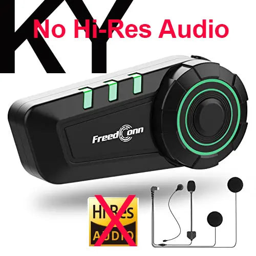FreedConn Motorcycle Helmet Headset FM IP65 Wireless Headphones Noise Cancellation Stereo FM Music IP65 Waterproof