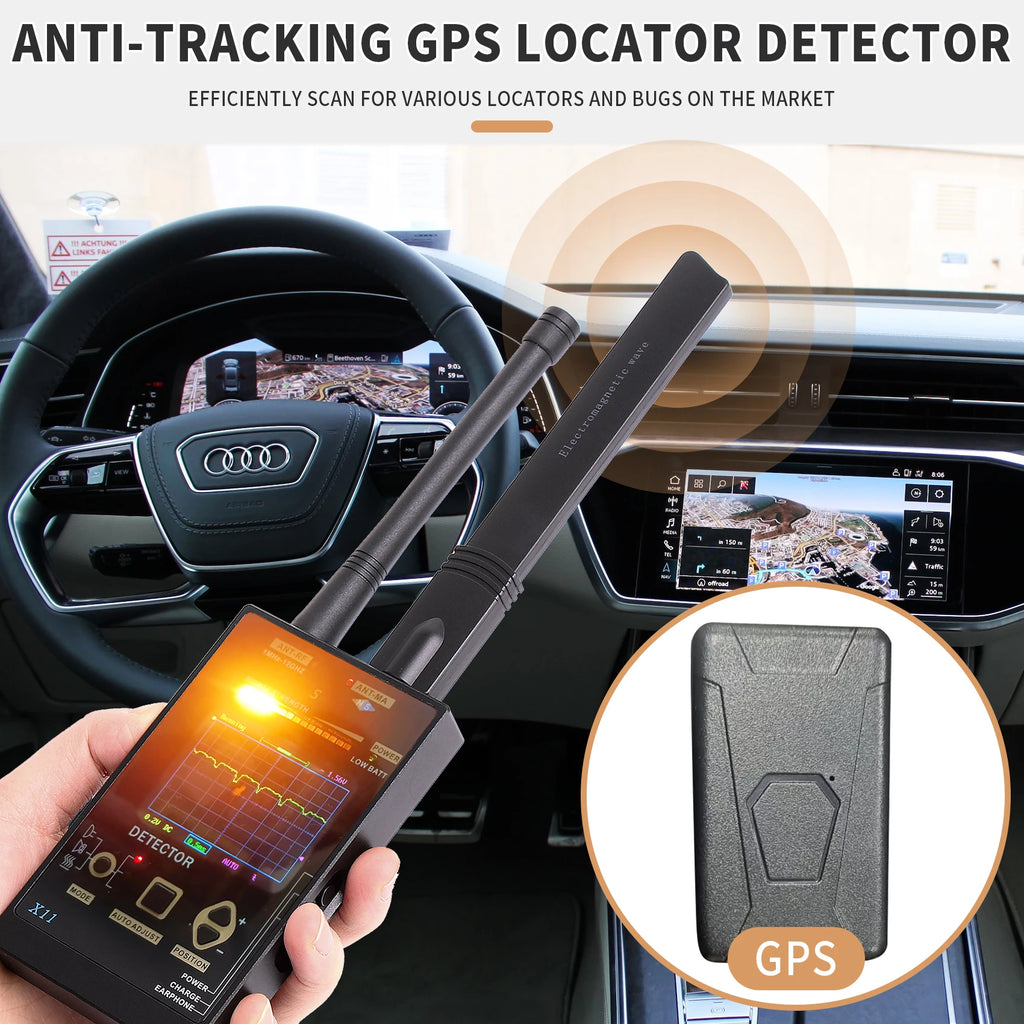 Signal detector hotel anti-sneak shooting detection camera detector car gps detector anti-eavesdropping anti-tracking alarm